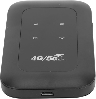 FXD Universal 4G LTE Wireless Portable Battery Dongle | All SIM Network Support Data Card(Black)