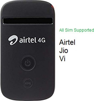 Airtel ZTE MF90 MIFI Unlocked Router(all Sim Supported) Data Card(Black)