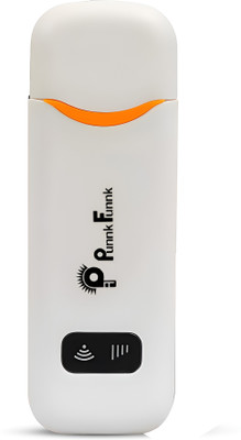 PunnkFunnk Data card 4G LTE Wireless USB Dongle Stick with All SIM Network Support 7.2 Mbps Data Card ,Calls not Supported(White)