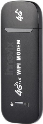 INNOVIX LTE 4G USB MODEM with WI-FI Data card Data Card(Black)