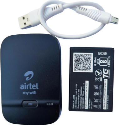 Airtel AMF-311WW 150 Mbps Data Card ,Calls not Supported(Black)