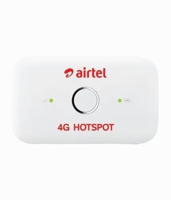 Airtel E5573cs-Unlocked-All sim Support 4G Wifi By BrandRoot Data Card(White)