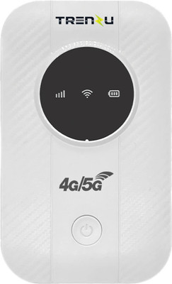 Trenzu 4G LTE WiFi Dongle | 150Mbps Portable Hotspot | Universal SIM Support Data Card(White)