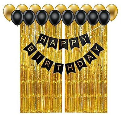 IHS Gold, Black Birthday decoration
