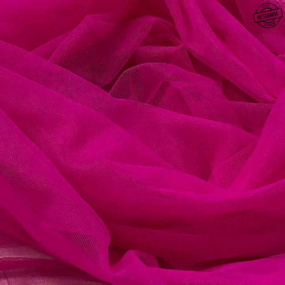 DECORATION BAZAR Rani Pink Transparent Net Curtain Backdrop (5x1.5m) For Party Decoration, Gift Packing