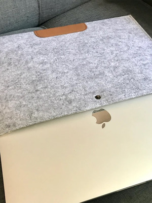 MARKET 99 Felt Felt Laptop Bag(Set Of 1, Grey)