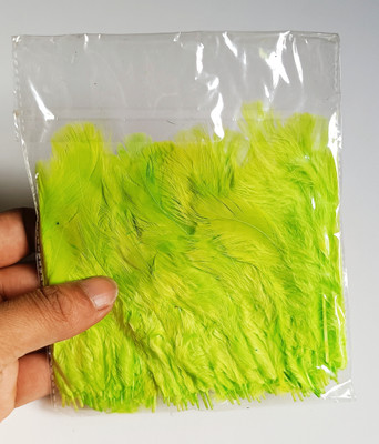 VedaX Pack of 100 Decorative Feathers(10 cm approx Synthetic Material)
