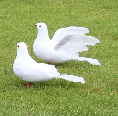 victrix Pack of 2 Decorative Feathers(10CM Synthetic Material)
