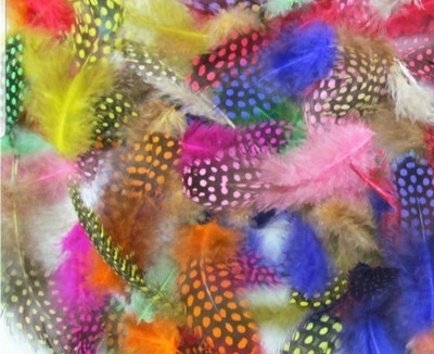Mighty Pack of 300 Decorative Feathers(2-4 inch Synthetic Material)