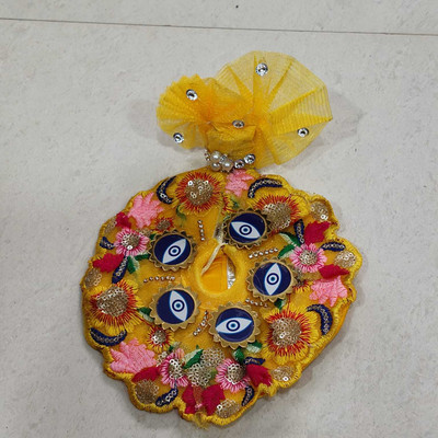 SNIFF AND HERBS Laddu Gopal Handmade Dress Dress(Cotton)