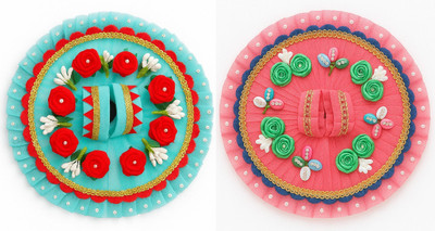 Svan Laddu Gopal, Bal Gopal Poshak Combo – Sky Blue & Pink – (Free Size 4to7) Dress(Cotton)