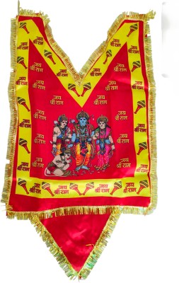 DESIGNER DEVI DRESSES Hanuman Ji Chola Dress /For Murti Size No-4 Fit Dress(Cotton)