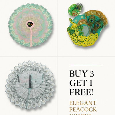 Vrindavan E Store Buy 3 Get 1 Free Laddu Gopal Size 4 Premium Design Dress Dress(Nylon)