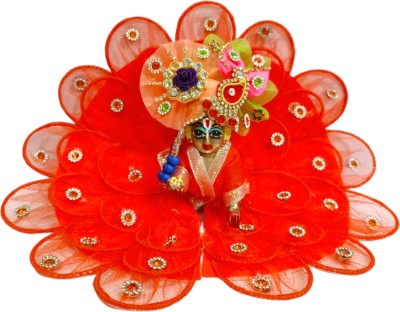 nini Laddu Gopal Ji Thakur Ji 3 NO Designer with Pagdi Dress(Silk)