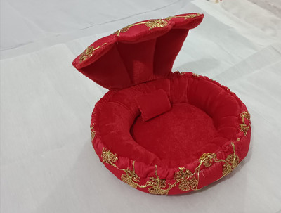 Radhay Krishna Bed pillow Quilt Dress(Fiber)