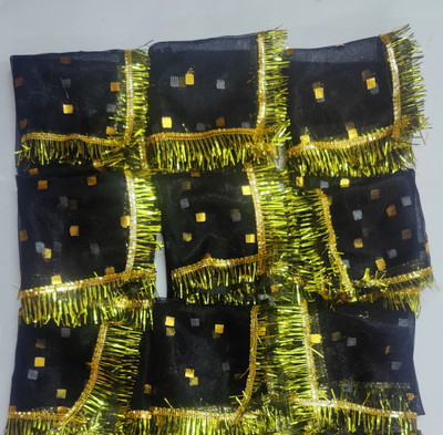 Ritya Creation MATA KI CHUNRI, KANYA POOJAN CHUNRI, DURGA MAA CHUNI, NAVRATRI ITEM Dress(Silk)