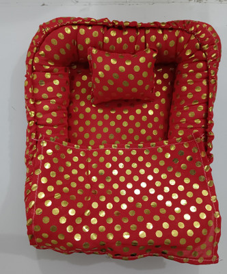Radhay Krishna Bed pillow Quilt Dress(Fiber)
