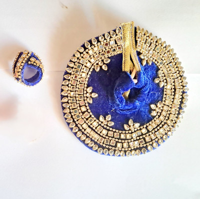 Akshera Collection Laddu Gopal, Krishna, Kanha Ji, Laddo Gopal For size 1-2 Dress(Velvet)