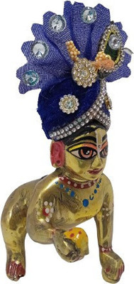 SHYAM Laddu Gopal Festival Special Mukut/Pagdi Size 6_k2916 Dress(Cotton)