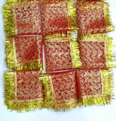 Ritya Creation MATA KI CHUNRI, KANYA POOJAN CHUNRI, DURGA MAA CHUNI Dress(Silk)