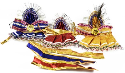Real Craft Jagannath, Balabhadra, Maa Subhadra 4 Inch(10 Cm) Idol Dress(Nylon)