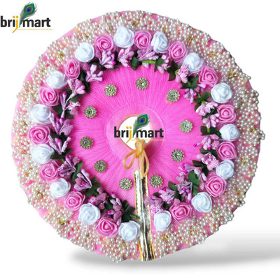 brijmart Laddu Gopal Fancy Dress 6 no, Kanha Ji Special Dress/Poshak with pagdi Dress(Silk)