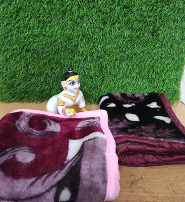 KRISHNA COLLECTION HUB set of 2 laddu gopal ji winter special blanket size 1 to2 no Dress(Feather)