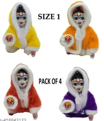 RRC Laddu gopalji monkey suit with hoody cap, kanhaji winter dress Dress(Wool)