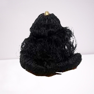 mjc Laddu Gopal Kanha ji Hair Shining Original Look Fancy Bal (Size 3) Dress(Fiber)