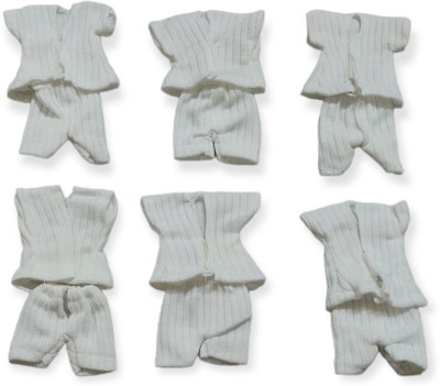 nini Kanha Ji Laddu Gopal Ji 6 NO Inner Set (Pack of 6) Dress(Wool)