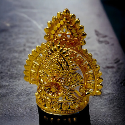 MSN Laddu Gopal crown 2 & 3 size gopal Deity Ornament(Kanha Gopal, Laddu Gopal, Lord Krishna, 2 &3 size)