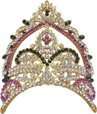 moonplus God,Goddess Multistone Crown(or) kireedam Decorative Ornament Deity Ornament(Amman,shivam,ganaphy,murugam)