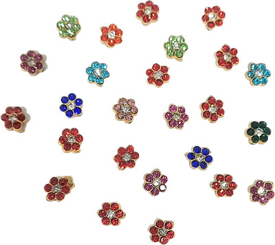 mjc Laddu Gopal Tilak/Radha Rani Bindi,MATA Rani Tilak Deity Ornament(Designer Tilak for Bal Gopal (Size-1,2) (Pack of 12) Multicolour)