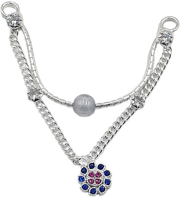 Sahiba Gems Laddu Gopal Ji Radha Rani Silverr Mala Chain Deity Ornament(Pooja Items)