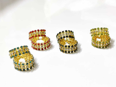 radha krishnam poshak /Laddu Gopal & RadhRani Designer Kangan/Set of 4 Pair/Size 2NO,3NO/RK_1089 Deity Ornament(kangan)