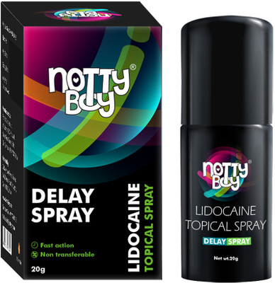 NottyBoy Lidocaine delay Spray For Men- Pack of 1(20 g)