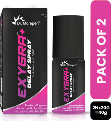 Dr. Morepen Exygra + Dealy Spray For Men (Pack of 2) (Black)(40 g)