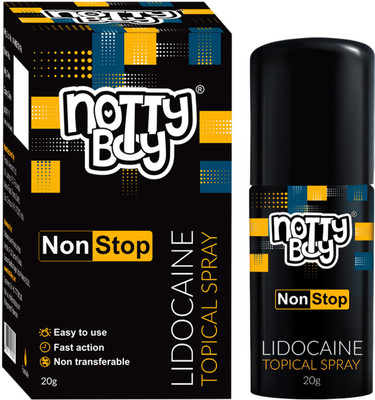 NottyBoy Lidocaine delay Spray For Men- Pack of 1(20 g)