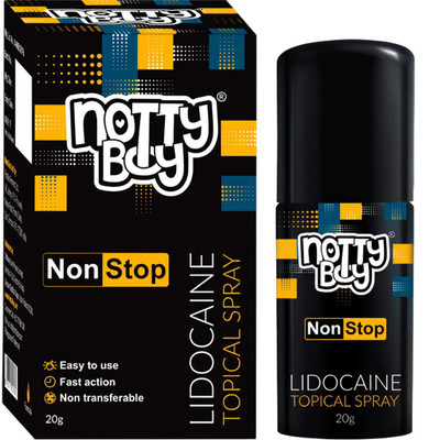 NottyBoy Lidocaine delay Spray For Men- Pack of 1(20 g)