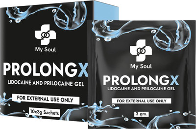 My Soul ProLong X Delay Gel for Men (Pack of 10 Sachets)(30 g)