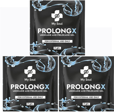 My Soul ProLong X Delay Gel for Men (Pack of 30 Sachets)(90 g)