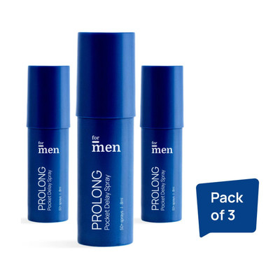 Formen Prolong Pocket Delay Spray For Men (Pack of 3)(24 ml)
