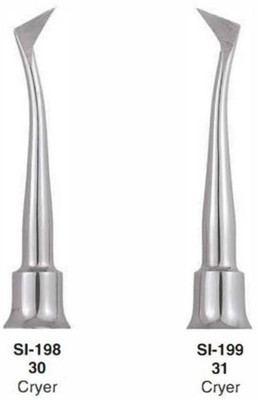 SSI Root Elevator Cryer Left Right Set of 2 Dental Elevator