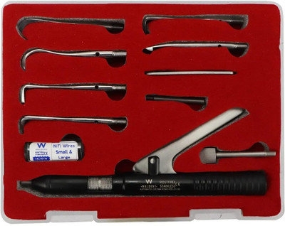 Waldent Automatic Crown Remover Black Set of 12 (K21/4) Dental Elevator
