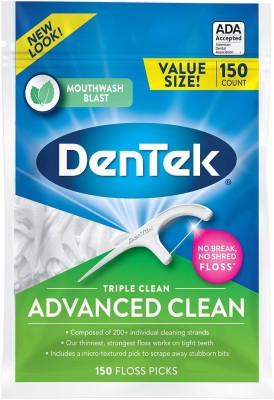 DenTek Floss Pick (Triple Clean - 150Ct)(20 cm)