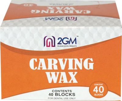 2GM Carving Dental- 40 Blocks Blue Paraffin Wax & Other Waxes- 200gms(9 cm)