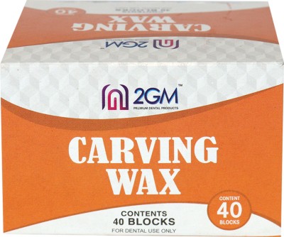 2GM Carving Dental Wax Yellow Paraffin Wax & Other Waxes 40 Blocks (200gms)(9 cm)