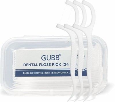 GUBB Dental Floss Picks with Handle | Easy & Comfortable Oral Care(16 cm)