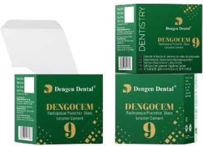 PRAKDENT Dental Restorative Cement, 9g, Dengen Dengocem /NO Teeth Whitening liquid(1 ml)