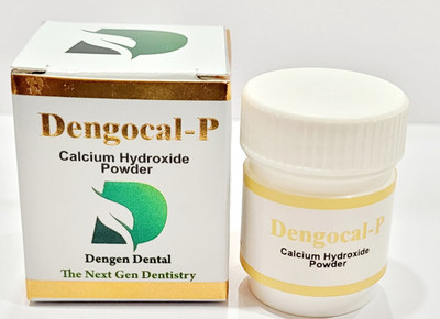Dengen Dental Calcium Hydroxide Powder for Cavity Liners | Temporary Root Filling | Cement
